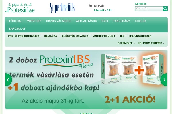 protexin.hu site used Protexin