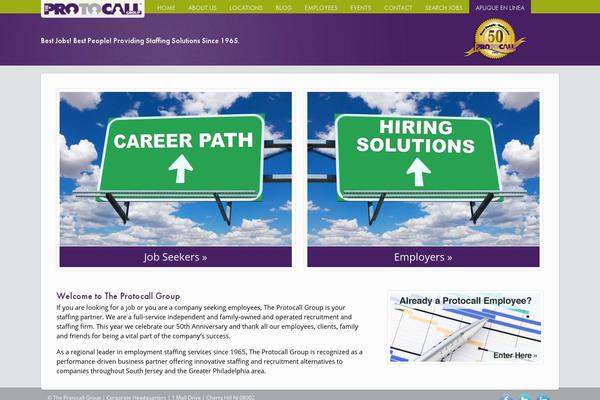protocall theme websites examples