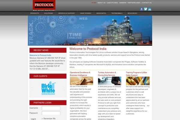 WordPress website example screenshot