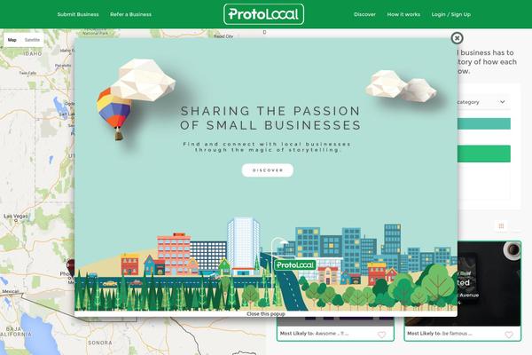protolocal.com site used Listify