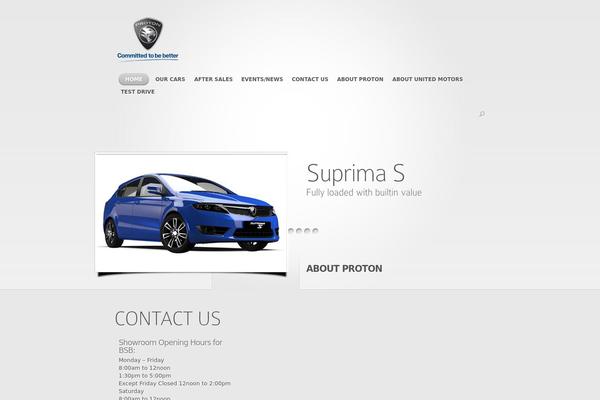 Nova theme site design template sample