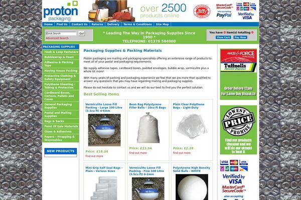protonsupplies.com site used Atomstore