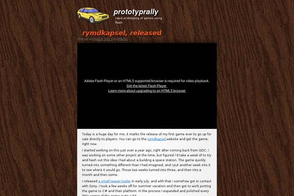 prototyprally.com site used Prototyprally