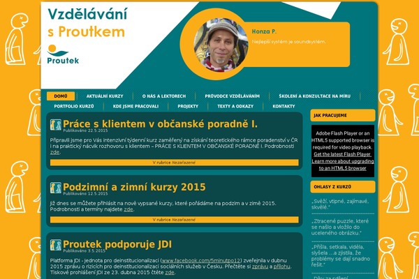 proutek-vzdelavani.cz site used Proutek