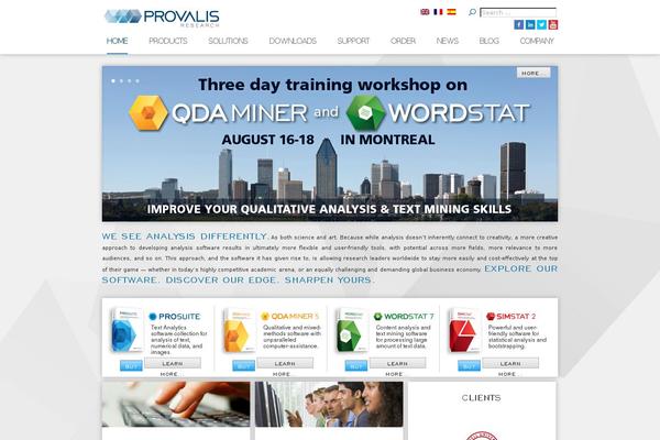 provalisresearch.com site used Provalis
