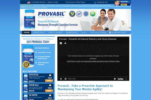 provasil.com site used Provasil-mob
