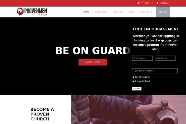 provenmen.org site used Proven-men