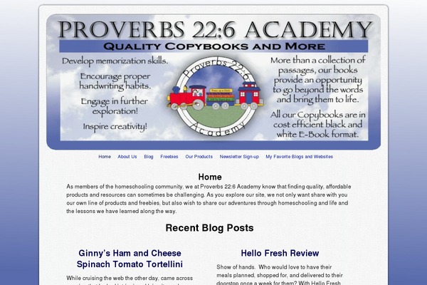 proverbs22-6academy.com site used Weaver