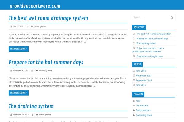 Glades theme site design template sample