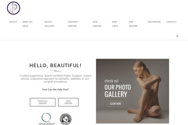 Juster theme site design template sample