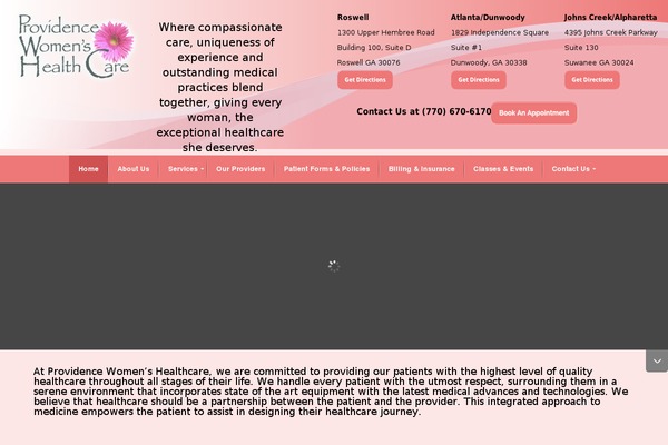 WordPress website example screenshot