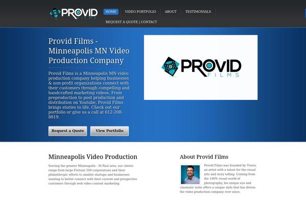 WordPress website example screenshot