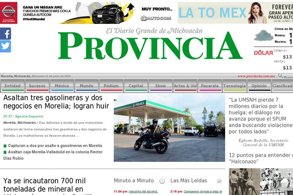 provincia theme websites examples