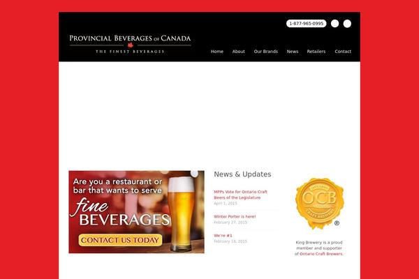 provincialbeverages.com site used Stack