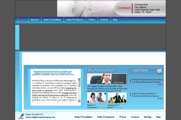 WordPress website example screenshot