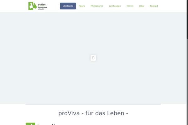 proviva-physiotherapie.de site used Proviva