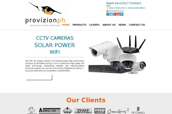 provizionph.com site used Agency Theme