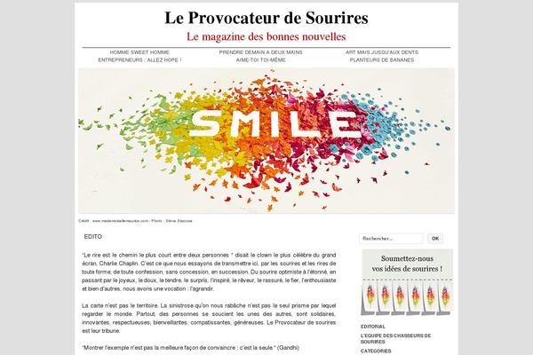 provocateurdesourires.com site used Pds2014