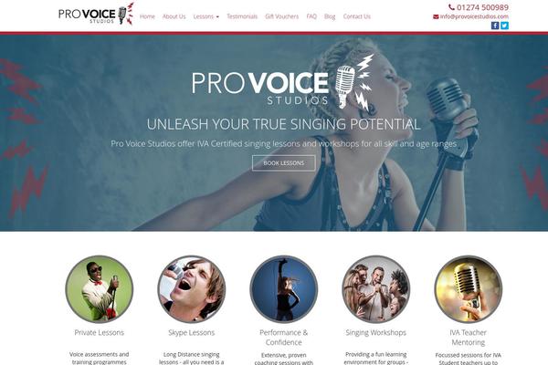 provoicestudios.com site used Pro-voice