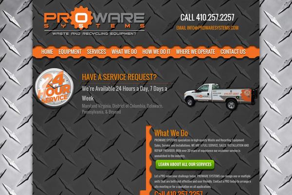 prowaresystems.com site used Headway