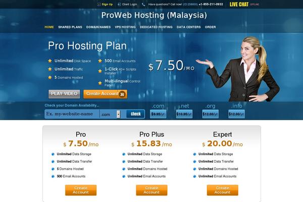 prowebhosting.com.my site used Optimum-hosting