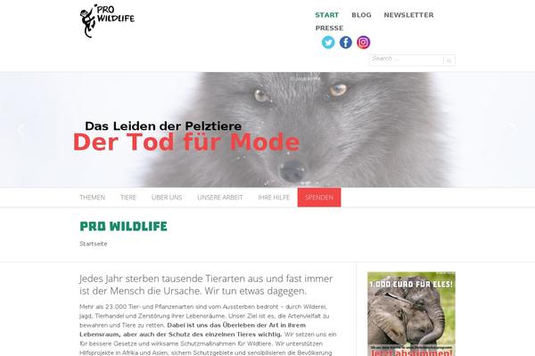 prowildlife.de site used Acb-theme