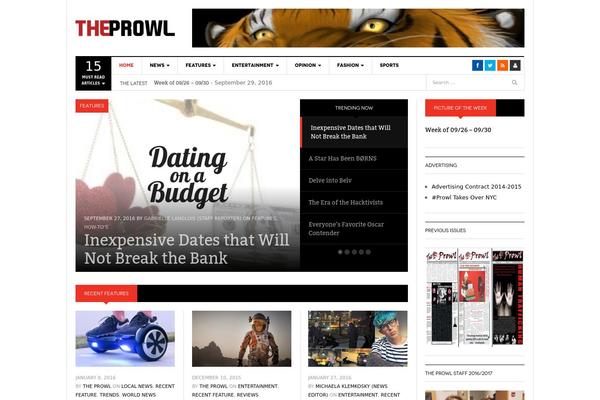 prowlnewspaper.com site used Prowl