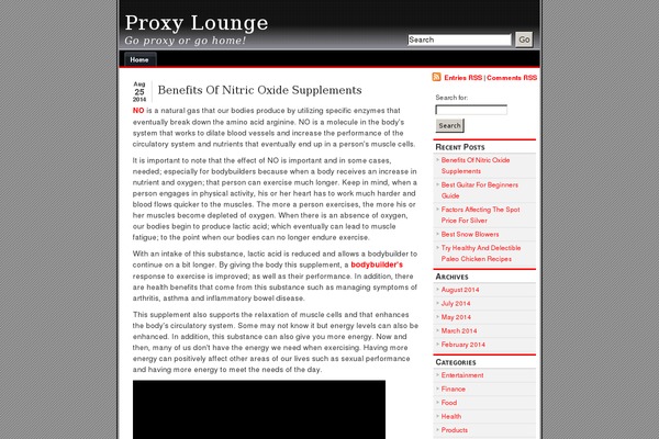 Prostyler theme site design template sample