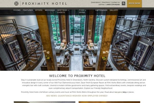 proximityhotel.com site used Proximity