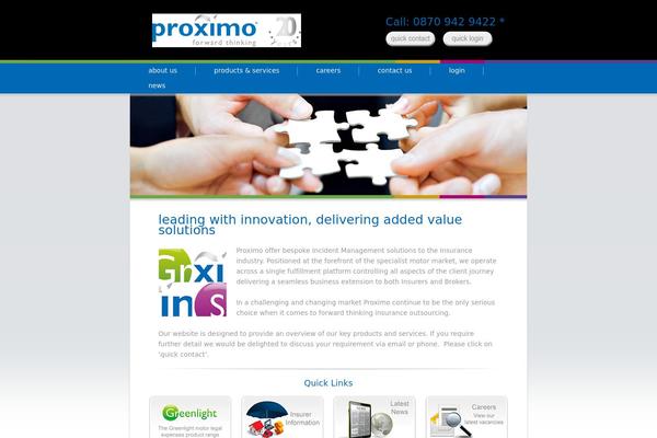 proximo.co.uk site used Proximo