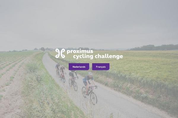 proximuscyclingchallenge.be site used Golazo-theme-proximuscyclingchallenge