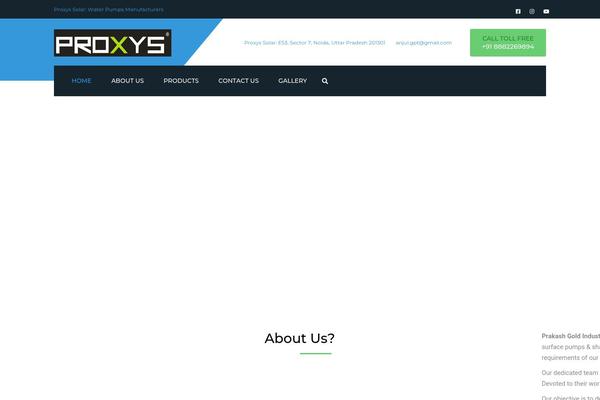 WordPress website example screenshot