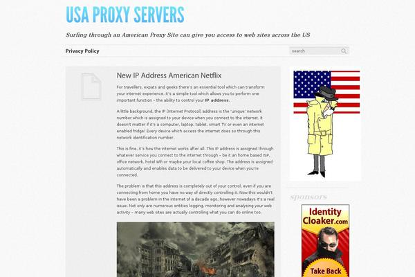 proxyusa.com site used Fast-blog