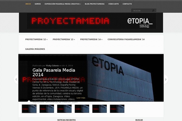 proyectamedia.es site used Aggregate
