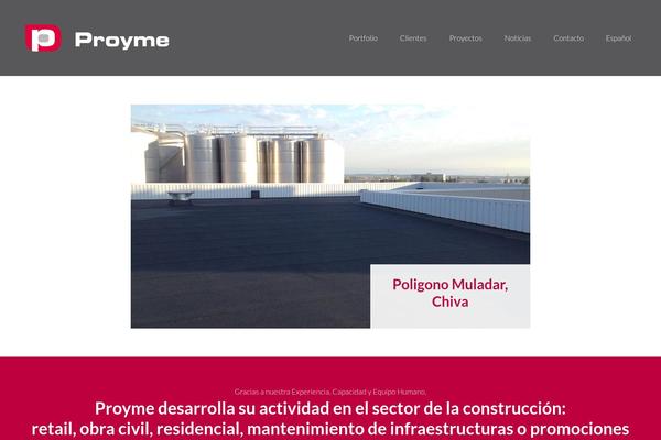 proyme.es site used Proyme
