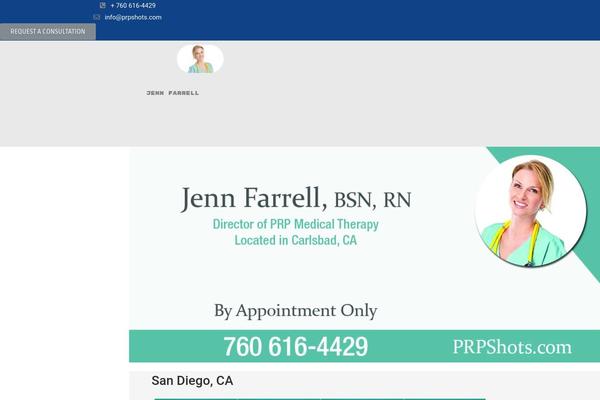 WordPress website example screenshot