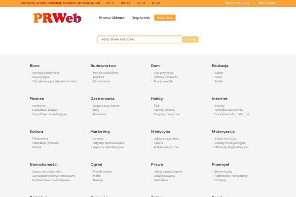 WordPress website example screenshot