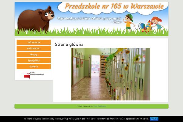 przedszkole165.pl site used P165
