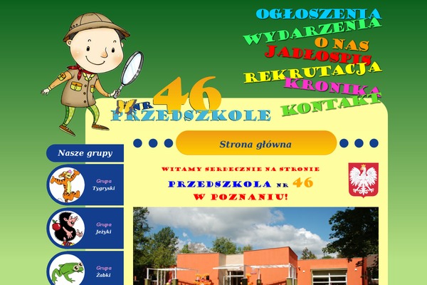 przedszkole46.poznan.pl site used Przedszkole