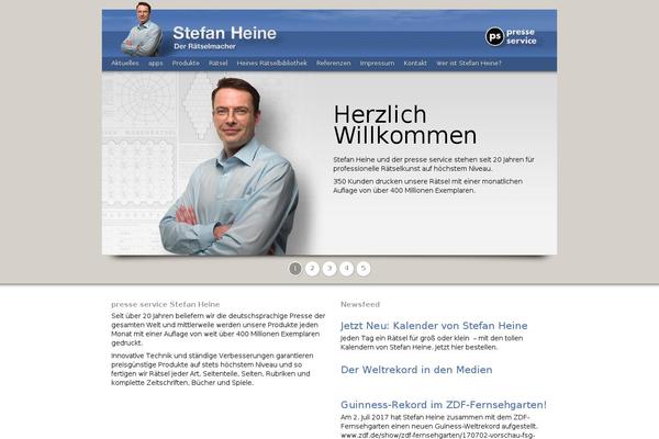 ps-heine.de site used Chapterone-child