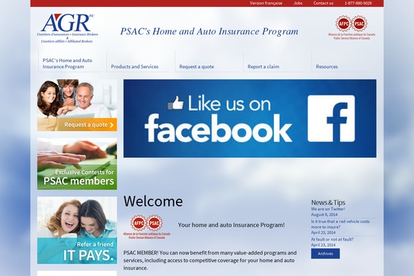 psac-groupinsurance.com site used Psac
