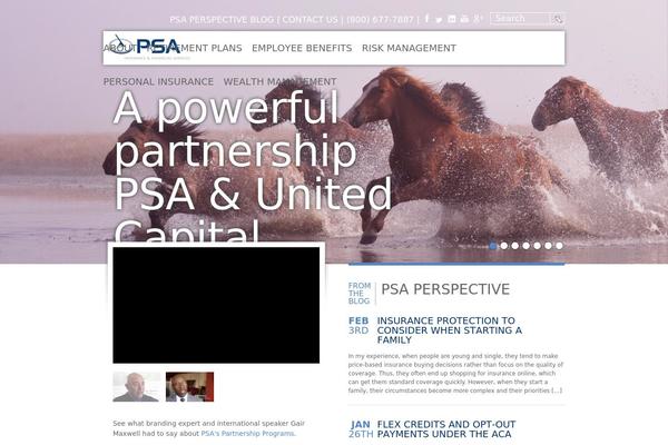 Psa theme site design template sample