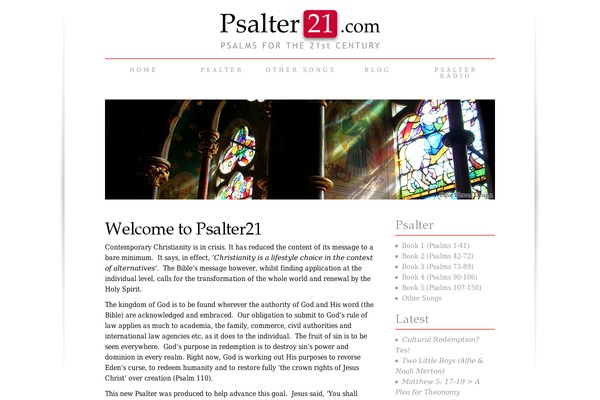 psalter21.com site used Cleanred