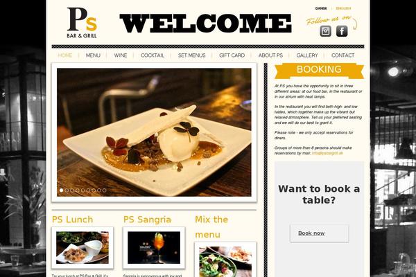 psbargrill.dk site used Sovinobrands-subsite