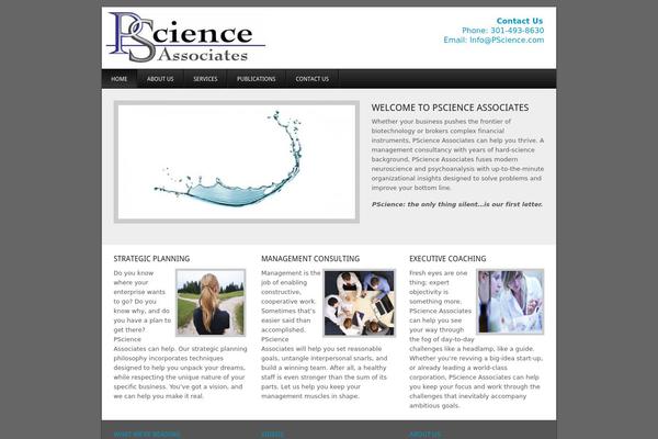 pscience.com site used Corporate