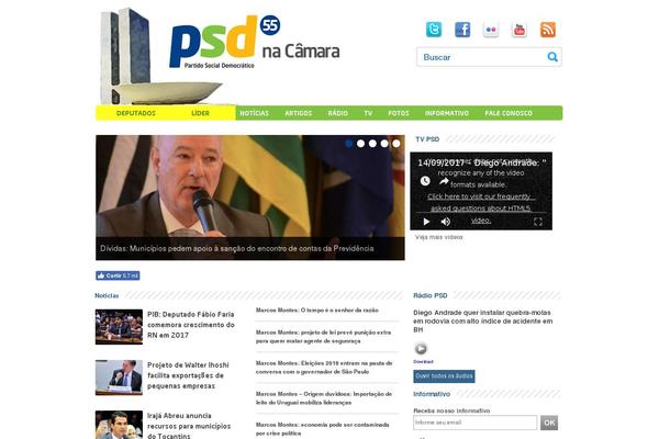 psdcamara.org.br site used Psd_tema_1.2