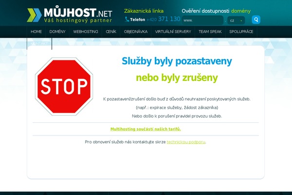 psedlacek.com site used Mujhost