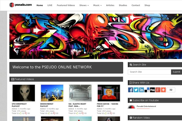 pseudo.com site used Wpvideotube
