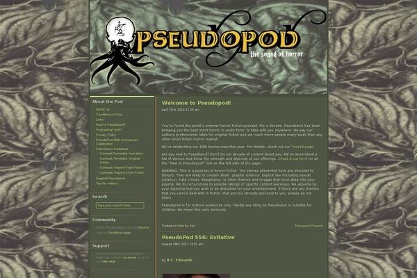 pseudopod.org site used Escape-artists-base-theme