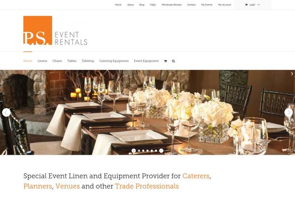 Avada theme site design template sample